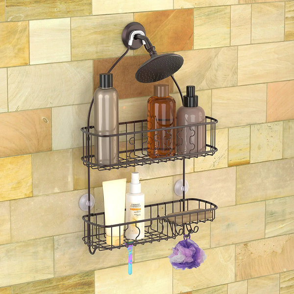 Rebrilliant Hiskea Suction Shower Caddy Wayfair